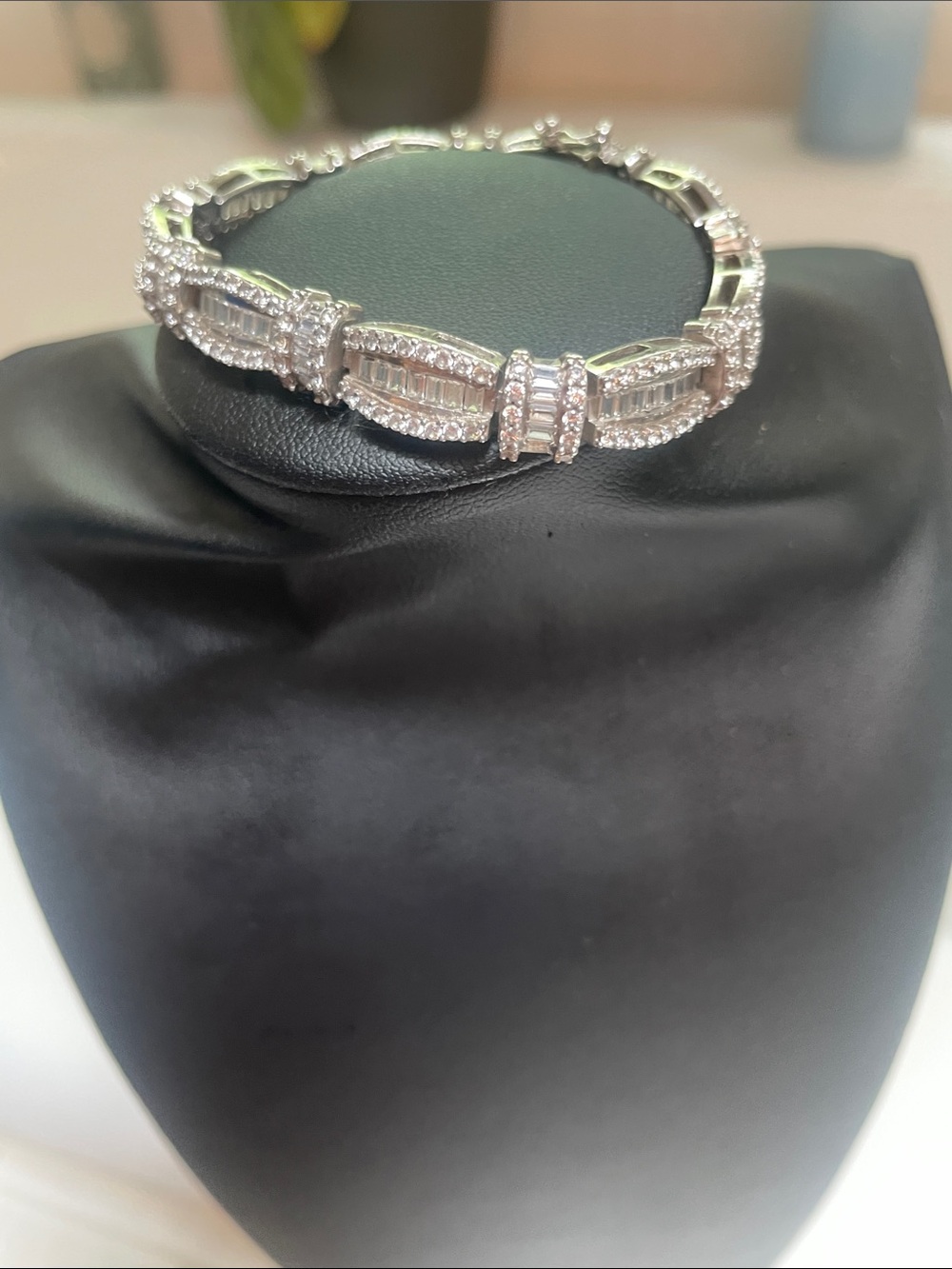 Sterling Silver Clear CZ Tennis Bracelet - Silver